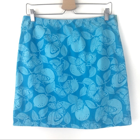 [SOLD] Vintage Lilly Pulitzer Butterfly Skirt - Picture 1 of 7